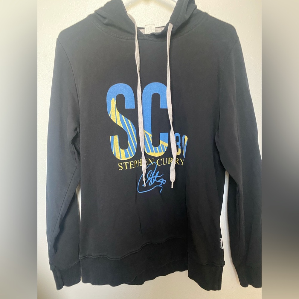 Stephen Curry Signature Black Hoodie Boys or Girls size XL